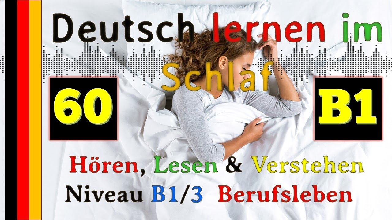 ค่าเงินยูโร Deutsch lernen im Schlaf - Hören - Lesen & Verstehen - Niveau B1-3/3 Berufsleben (60)