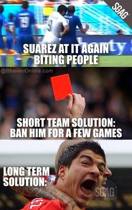 ฟุตบอลไทย pantip World Cup Jokes: Luis Suarez Bite Memes | BhaviniOnline.com