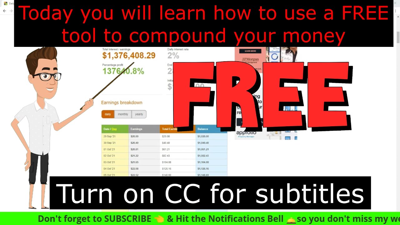 What is Compounding for Forex? FREE ONLINE COMPOUND CALCULATOR forex