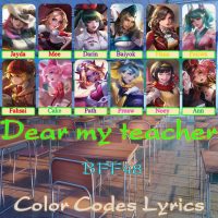 คอร์ดเพลง BFF48 - Dear my teacher (TH Color Coded Lyrics / เนื้อเพลง) คอร์ดกีต้าร์ เนื้อเพลง