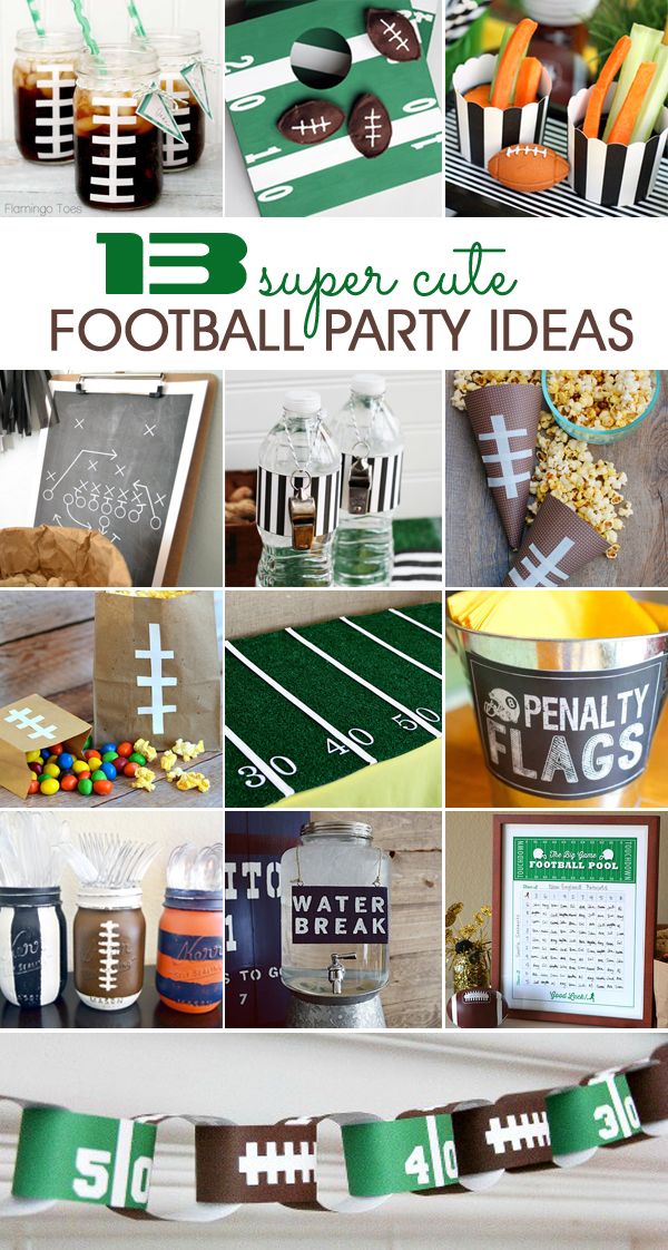 ฟุตบอลไทย pantip 13 Super Cute Football Party Ideas