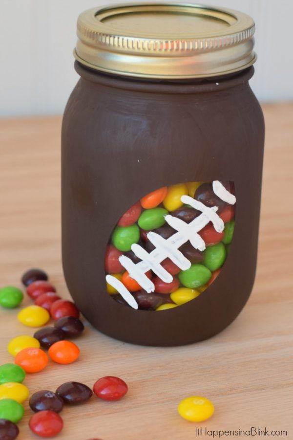 ฟุตบอลไทย pantip Football Mason Jar Candy Jar - Mason Jar Crafts Love