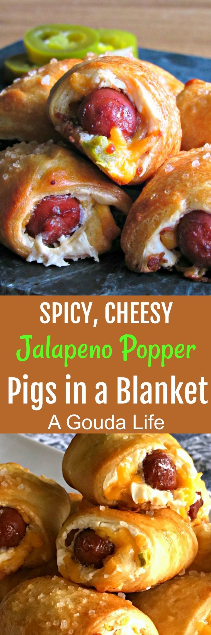 ฟุตบอลไทย pantip Jalapeno Popper Pigs in a Blanket recipe ~ A Gouda Life