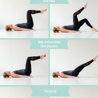 Lower Abs Exercises For Flat + Toned Stomach | Nourish Move Love