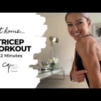 at Home TRICEP WORKOUT | with Chair Only