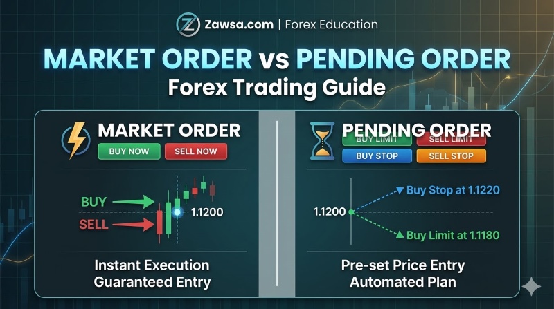 Market Order vs Pending Order