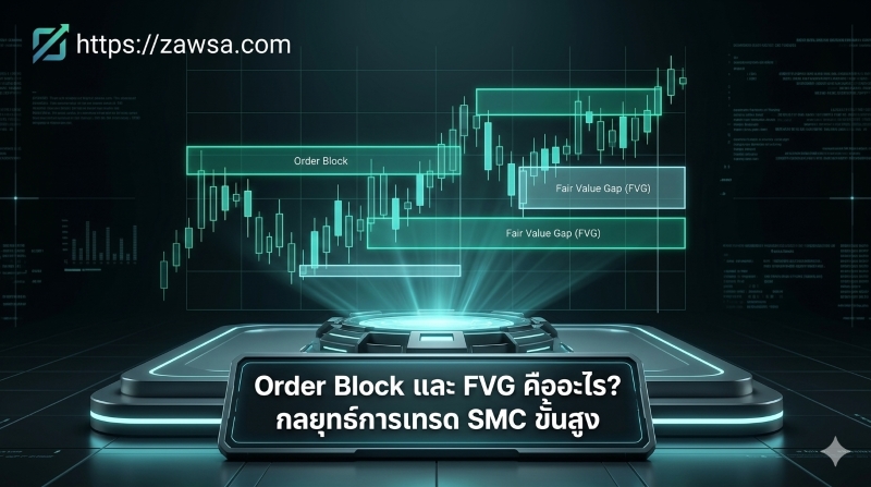 Order Block และ FVG คืออะไร กลยุทธ์การเทรด SMC ขั้นสูง - Zawsa