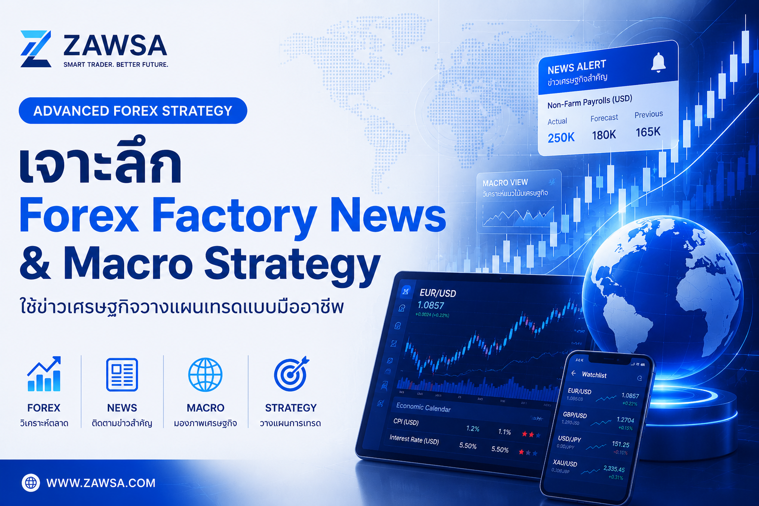 วิธีอ่านข่าว Forex Factory เจาะลึกตัวเลขเศรษฐกิจและกลยุทธ์มหภาค