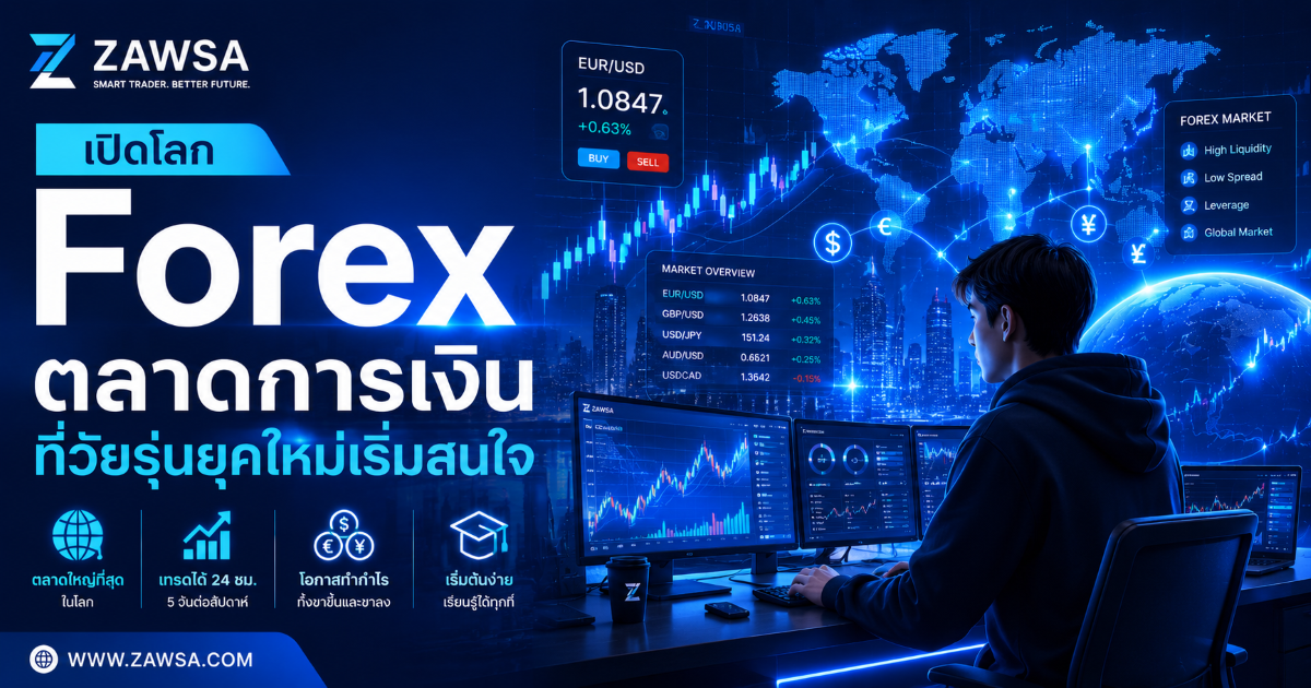 เปิดโลก Forex ตลาดการเงินที่วัยรุ่นยุคใหม่เริ่มสนใจ