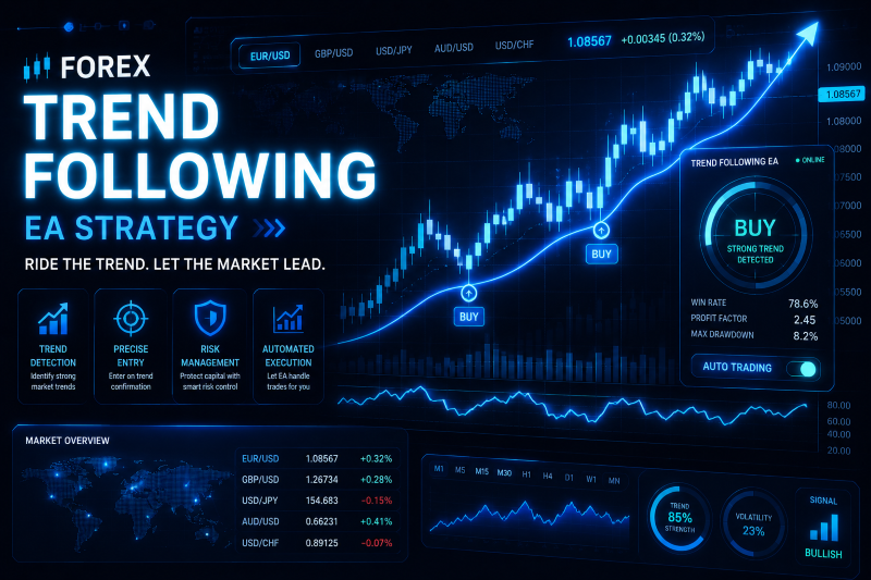 Forex Trend Following EA: กลยุทธ์ตามเทรนด์ ลดความเสี่ยง เพิ่มผลตอบแทน