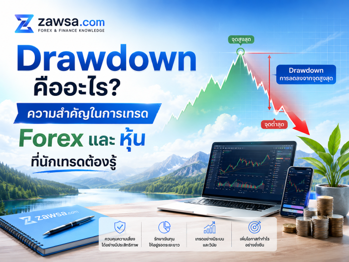 Drawdown คืออะไร? ความสำคัญในการเทรด Forex และหุ้นที่นักเทรดต้องรู้